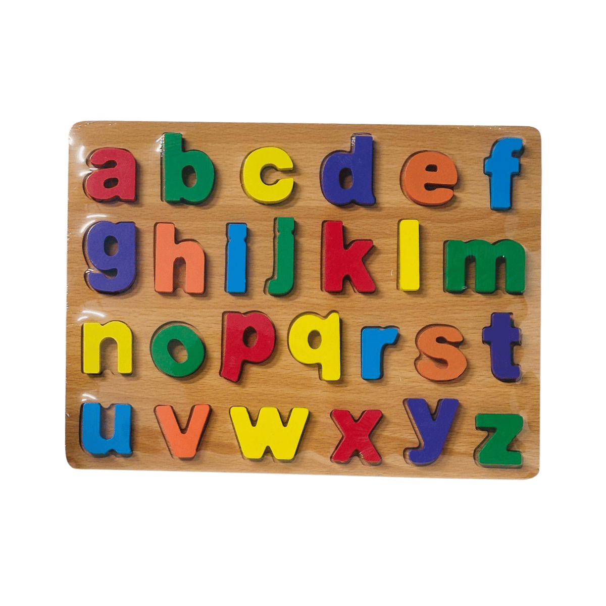 Wooden Lowercase Alphabet Puzzle (Medium)